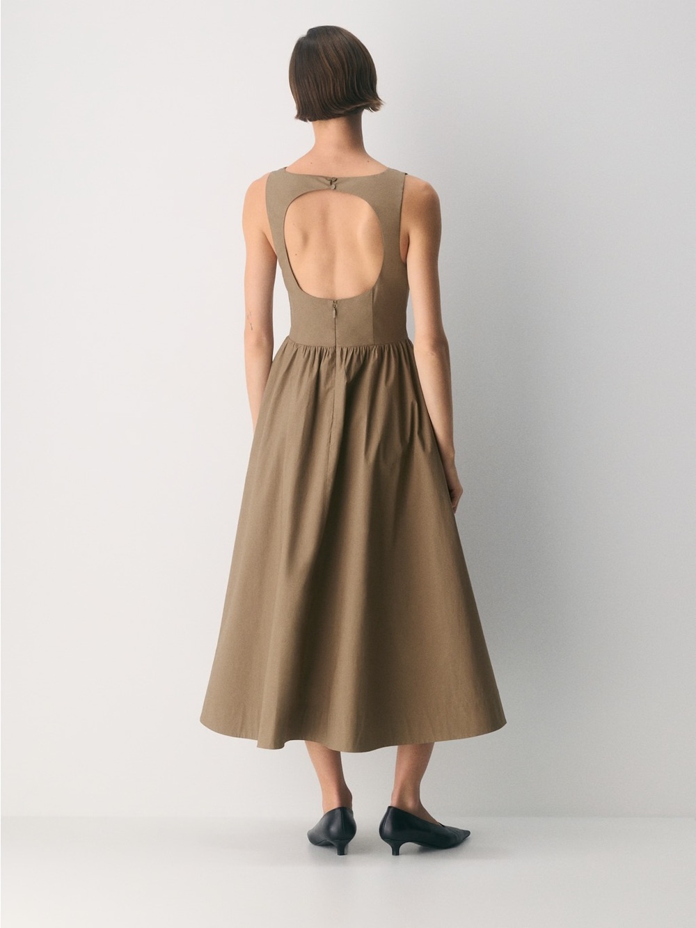 Aritzia Wilfred Tina Poplin Dress - Picture 2 of 8